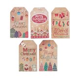Kaartjes en labels kerst
