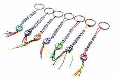 Gelukspoppetjes sleutelhanger lachende boeddha good luck