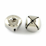 Belletjes zilver 2 cm 10 stuks