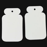 Label creme 6 x 3.8 cm