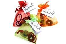 Huwelijksbedankjes chinese gelukspop en munt