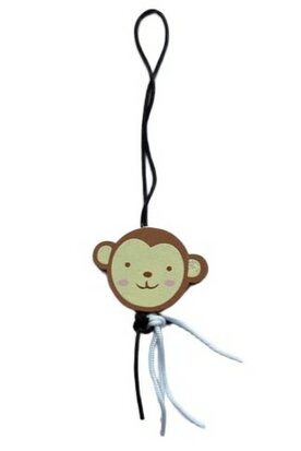 Gelukspoppetjes aap, leuke houten gelukspoppetjes.