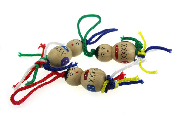 Geluksdoosje langwerpig good luck met 4 cm chinese gelukspop