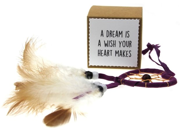 Geluksdoosje dromenvanger a dream is a wish your heart makes