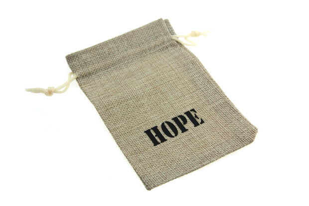 Jute zakjes hope