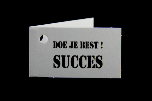 Kaartjes doe je best! succes 10 stuks