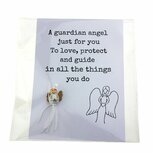Gelukszakje kaart wit of kraft a guardian angel just for you gelukspoppetje engeltje met vleugels Gelukszakje kaart wit of kraft a guardian angel just for you gelukspoppetje engeltje met vleugels